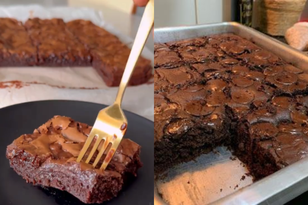 Bolo de chocolate com aveia fit